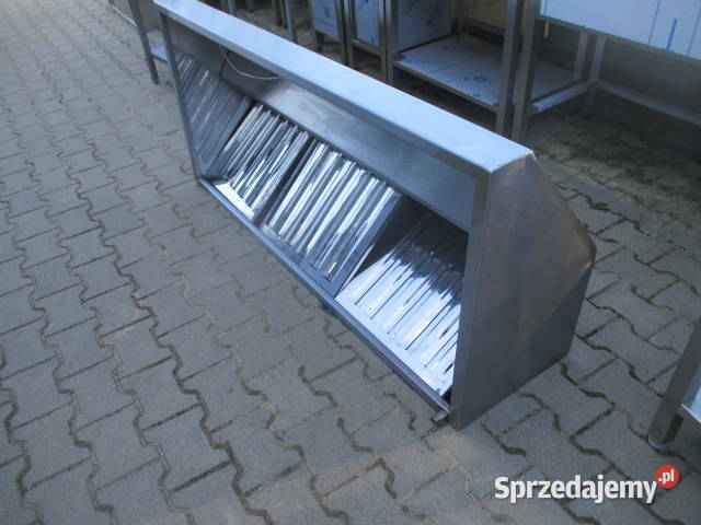 OKAP GASTRONOMICZNY TRAPEZOWY Z FILTRAMI TURBINĄ Ostrów Wielkopolski