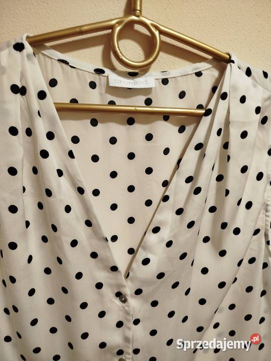 Letnia bluzeczka firmy Promod rozmiar 40 czarny Biecz sprzedam