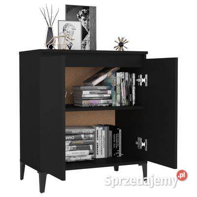vidaXL Szafka czarna 60x35x70 płyta wiórowa Warszawa