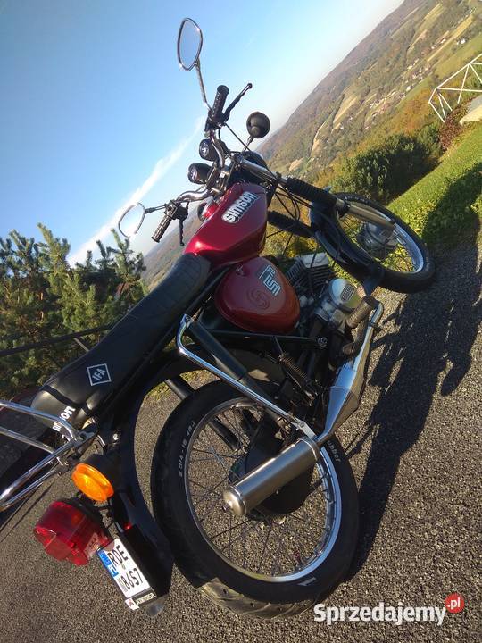 Simson S51 S70 70cc Stan idealny remoncie Ducati wiśniowy Januszkowice