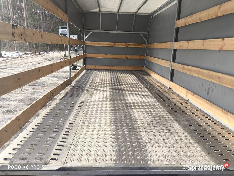 Przyczepa laweta super stan z plandeką Czersk