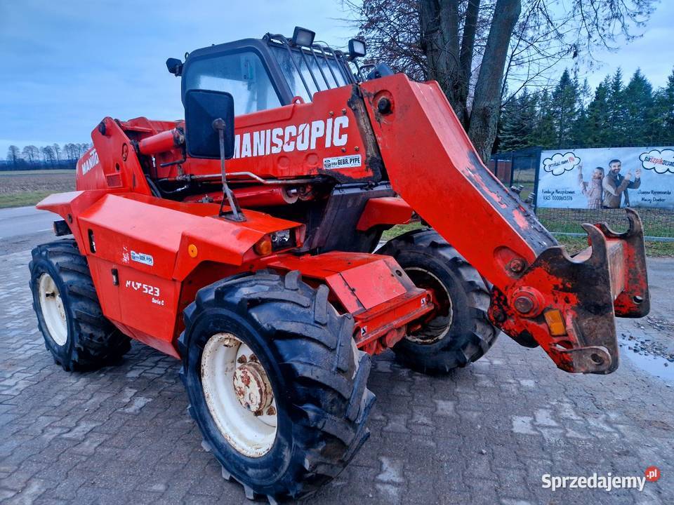 Manitou MLT 523 C 1995r małe gabaryt Perkins JCB Dobrzyniewo Duże