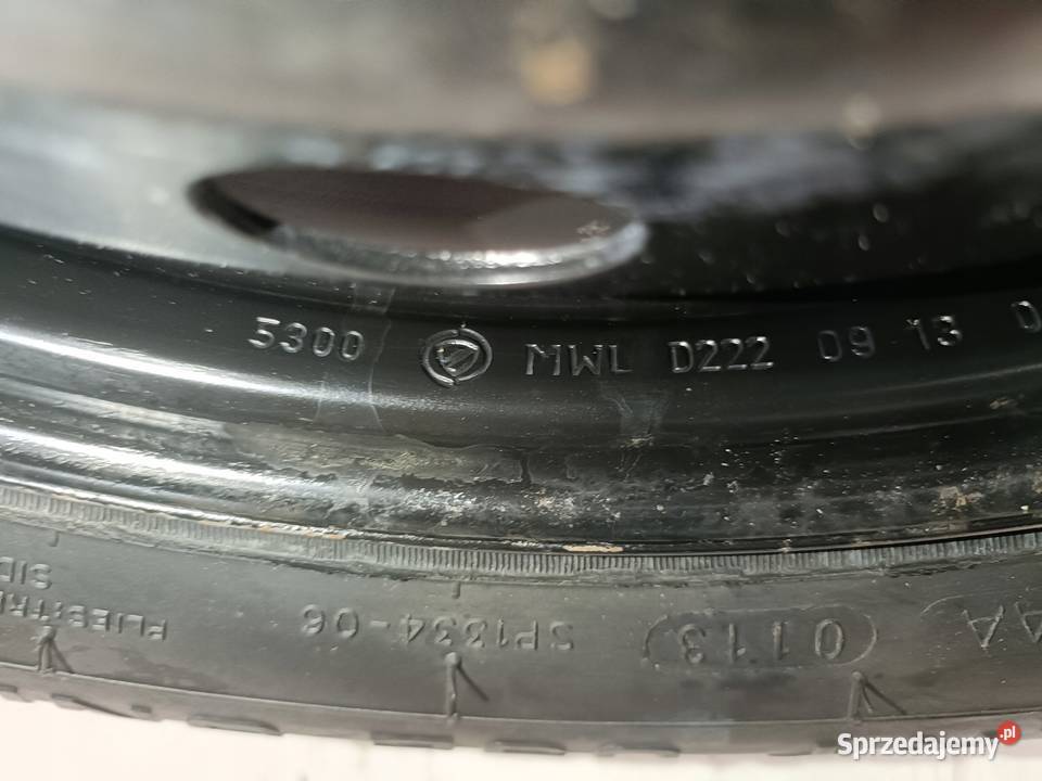 KOŁO DOJAZDOWE Fiat 500 13580 B14 R14 5x98 Chełm sprzedam