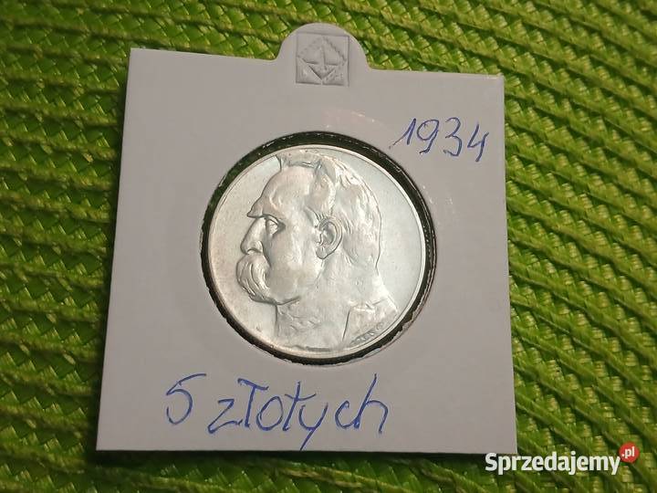 moneta srebrna polska z 1934r Antyki, Sztuka, Kolekcje