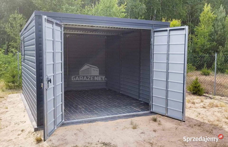 SCHOWEK DOMEK OGRODOWY 3m x 4m SPAD TYŁ BRAMA Łapanów