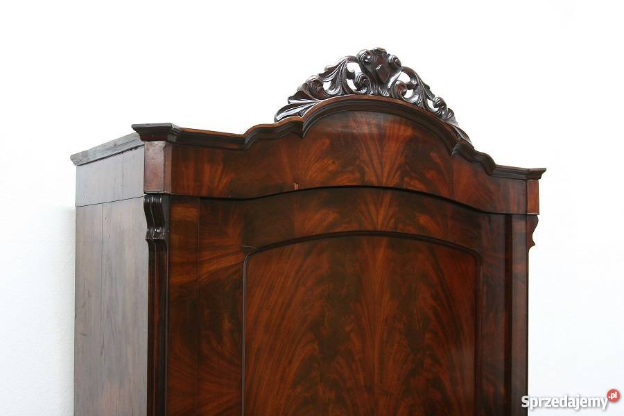 PIĘKNA ORYGINALNA SZAFA ZIMLER MAHOŃ ANTYKI