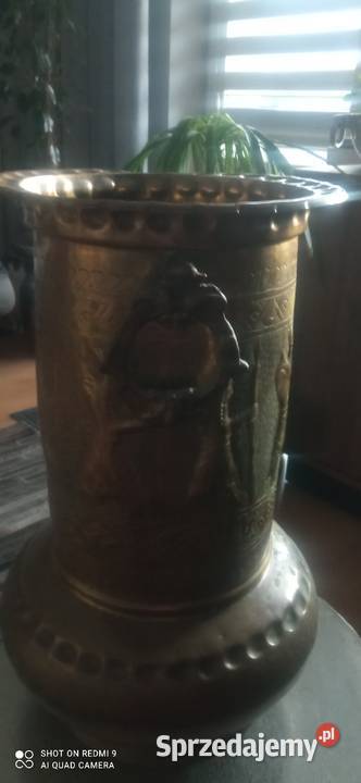 Donica mosiężna stojąca wysoka Białystok