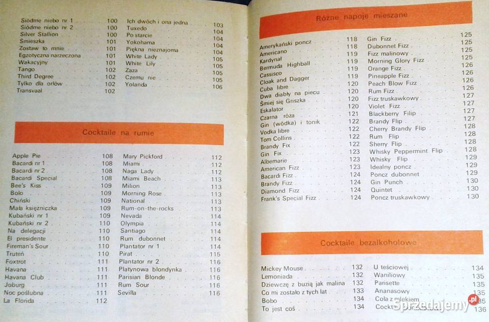 Coctaile i napoje mieszane W Brodziński H Kultura i Rozrywka lubelskie