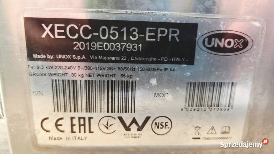UNOX XECC0513EPR CHEFTOP MINDMaps COMPACT PLUS wielkopolskie Krotoszyn