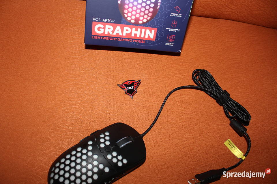 Mysz Trust GXT960 Graphin przypinka Nowa