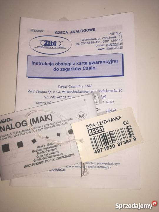 Zegarek Casio 121D łódzkie