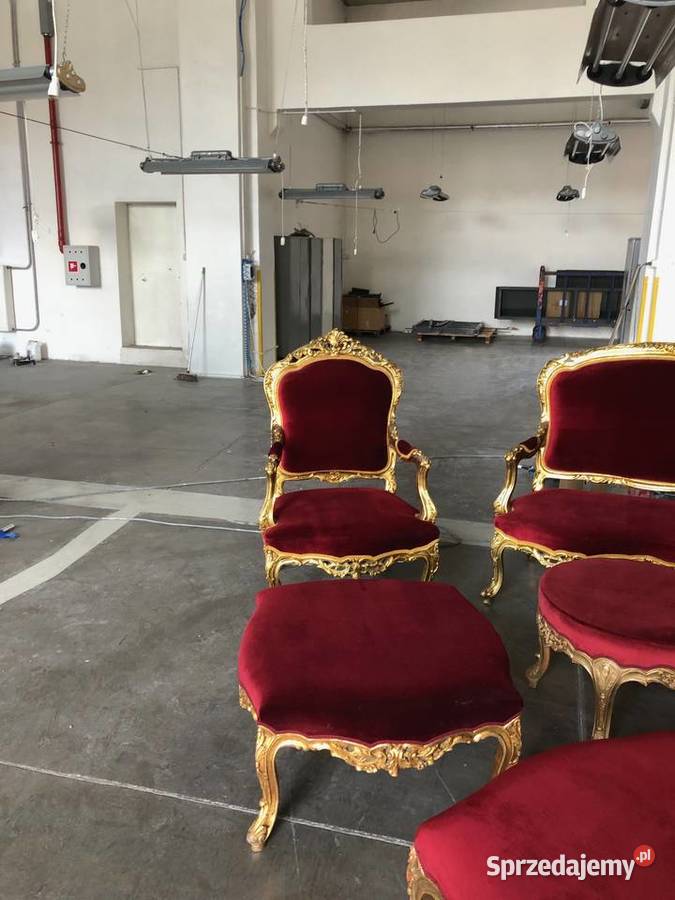 Zestaw 8 Kanapa Fotele Pufy Legnica sprzedam
