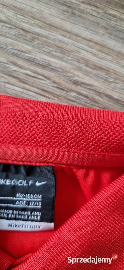koszulka polo NIKE 152158 czerwona w paski Odzież Kraków