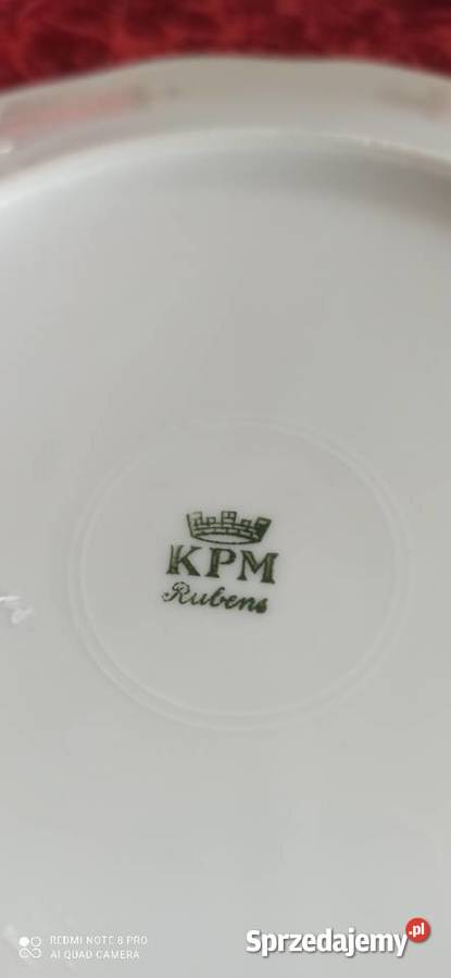 Petera Rubens KPM Germany Owalna Syg z lat 1925 pomorskie Gdańsk