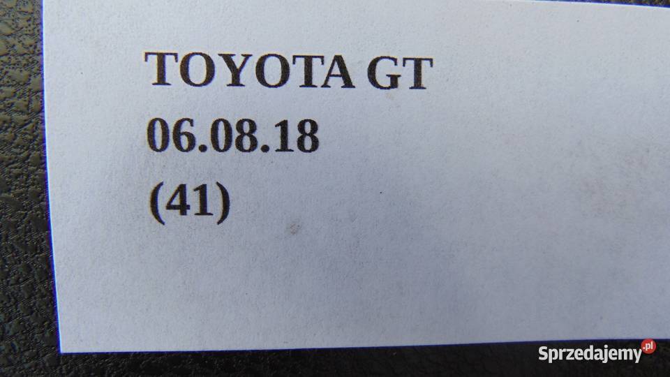 PLASTIKI WNĘTRZA OSŁONA TOYOTA GT86 3 Nowy Tomyśl sprzedam