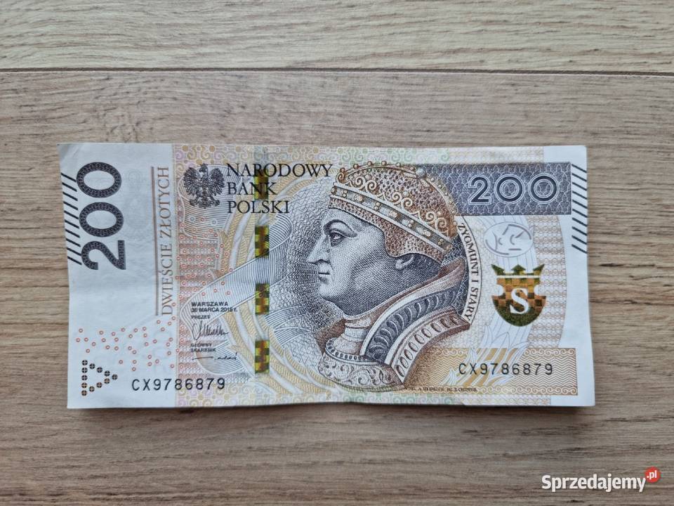 BANKNOT 200 RADAR CX 9786879 Puławy sprzedam