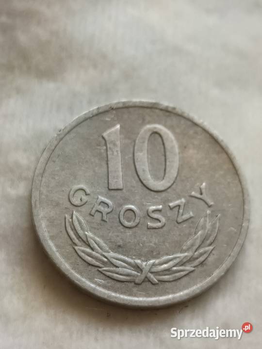 Sprzedam monetę 10 groszy 1972 mała skrętka Chełm