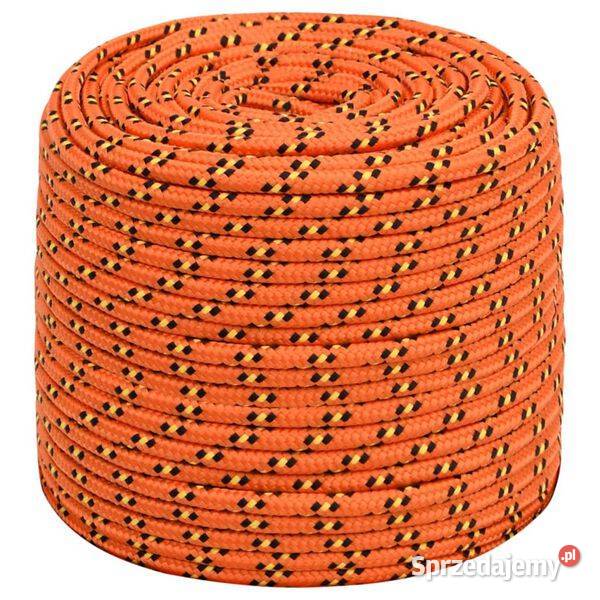 vidaXL Linka żeglarska pomarańczowa 10 mm 50 m Warszawa