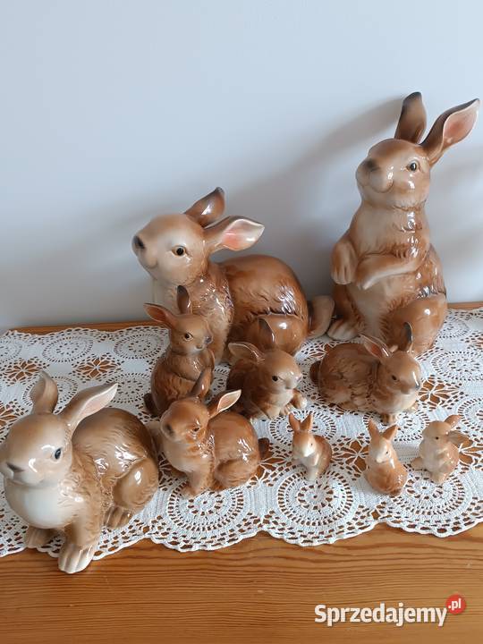 Piękne figurki zajączków Gorlice sprzedam