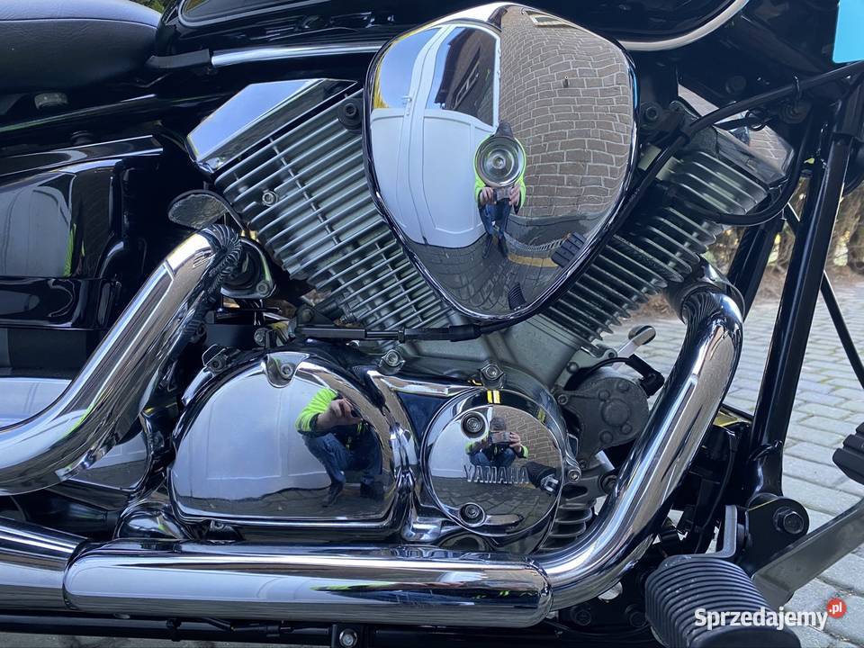 YAMAHA XVS 125 kat B MOTOCYKL ZE SNÓW czarny pomorskie Rokocin sprzedam