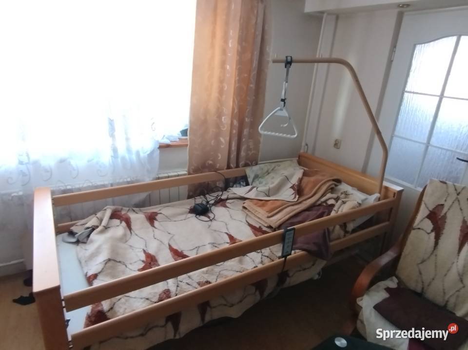 Łóżko medyczno rehabilitacyjne z materacem Sprzęt rehabilitacyjny i ortopedyczny