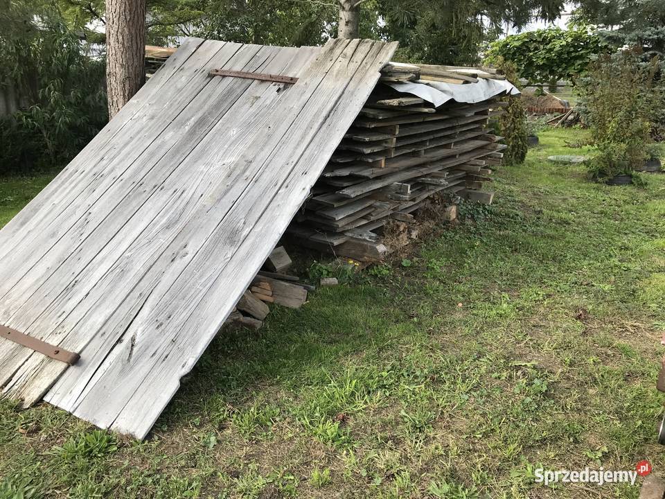 stare deski belki stodoła Grudzielec Nowy
