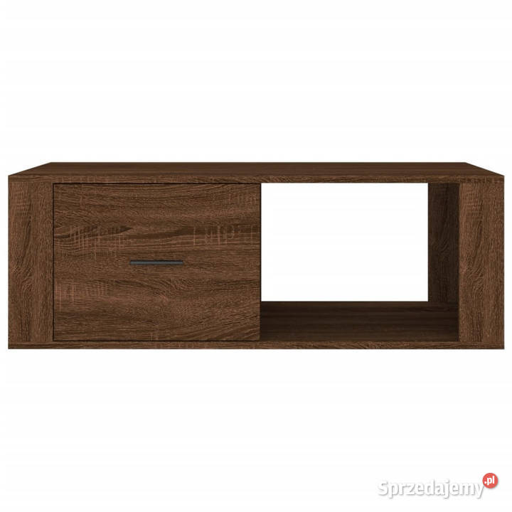 Stolik kawowy brązowy dąb 100x505x35 materiał mazowieckie Warszawa