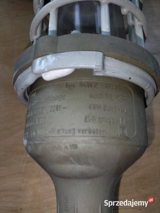 Loft Lampa Ex DDR Poręba