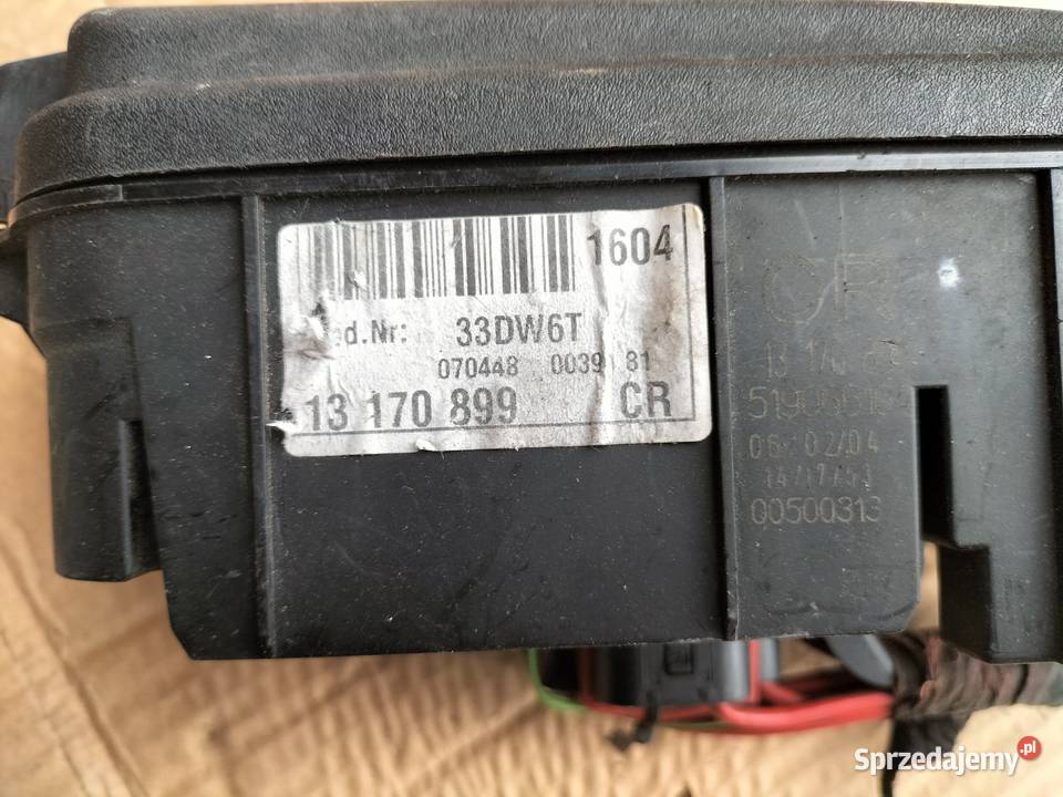 OPEL VECTRA C 13170899 SKRZYNKA BSI PRZEKAŹNIKÓW Kamień-Kolonia sprzedam