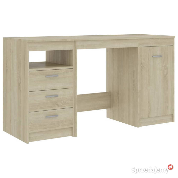 Biurko dąb sonoma 140x50x76 materiał Warszawa