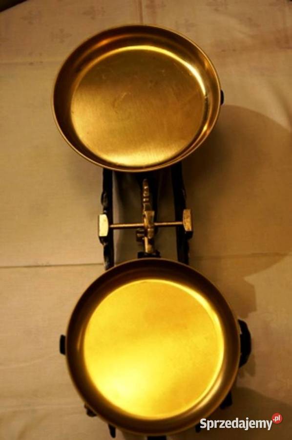 Stara waga szalkowa MAR FAB 10 1928 r Antyki Warszawa