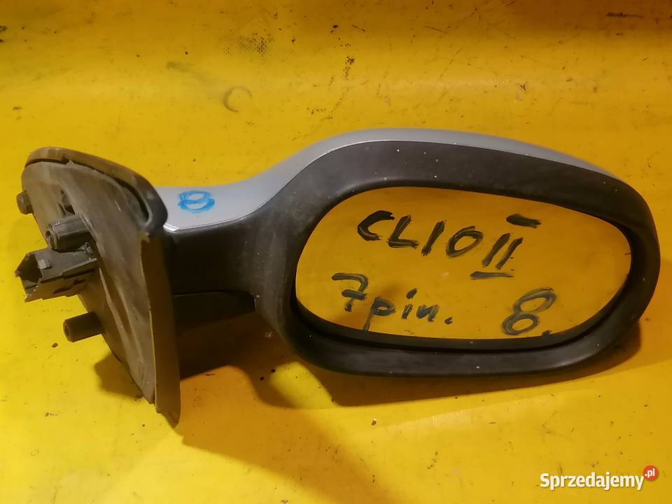 lusterko prawe elektryczne 7pinRenault Clio 2 łódzkie
