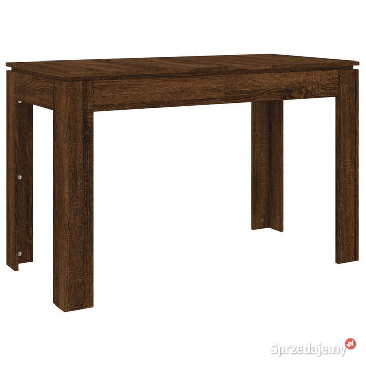 Stół jadalniany brązowy dąb 120x60x76 WM815389 Warszawa
