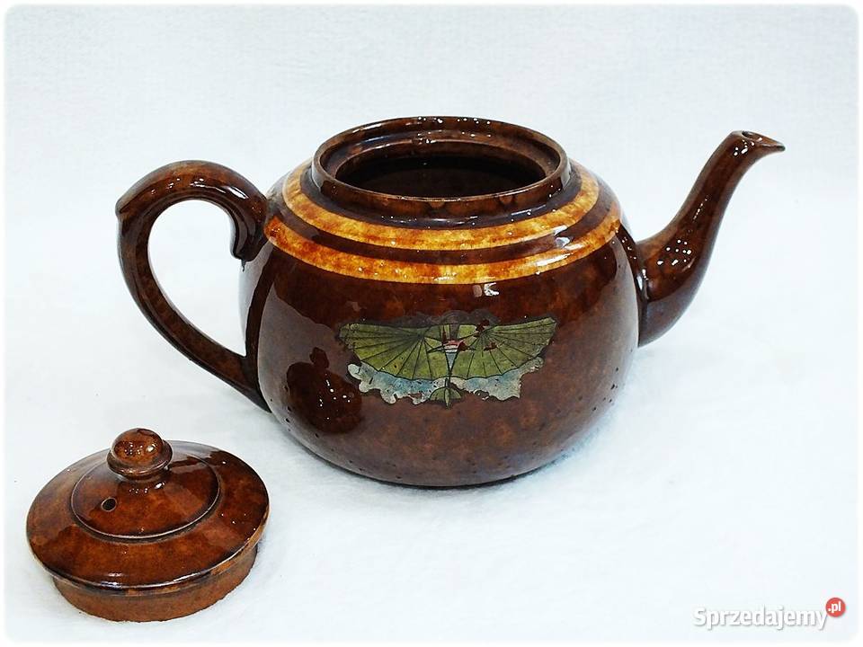 Stary ceramiczny Dzbanek Imbryk VEB do kawy Żary