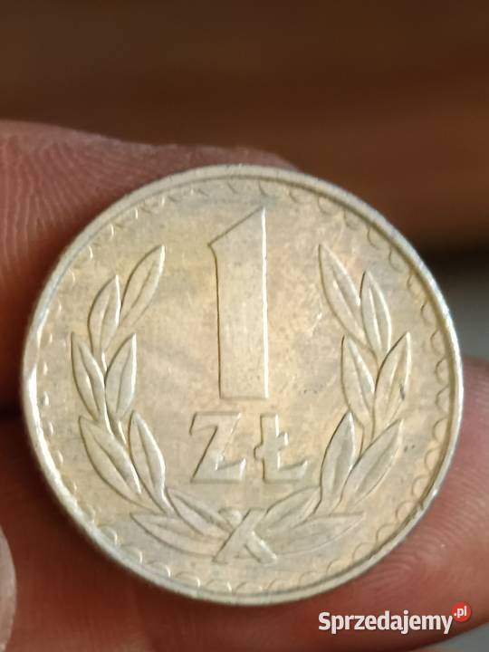 Sprzedam monete 1 zloty 1985 odkroj blachy yyy Numizmatyka Chełm sprzedam