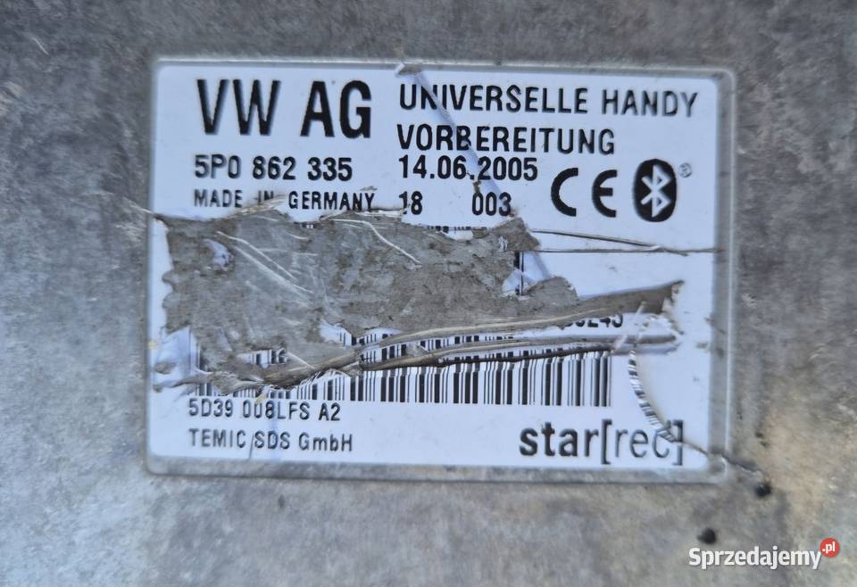 MODUŁ STEROWNIK BLUETOOTH SEAT ALTEA LEON II 2 Działoszyce