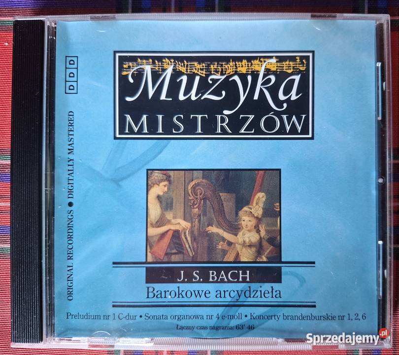 Muzyka Mistrzów JSBach Barokowe Arcydzieła CD 1 płyta
