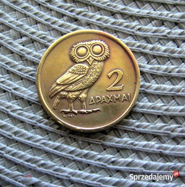 Grecja 2 Drachmy 1973r Junta Kalisz