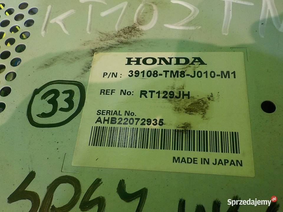 HONDA INSIGHT II 10r modul tuner TV Suków