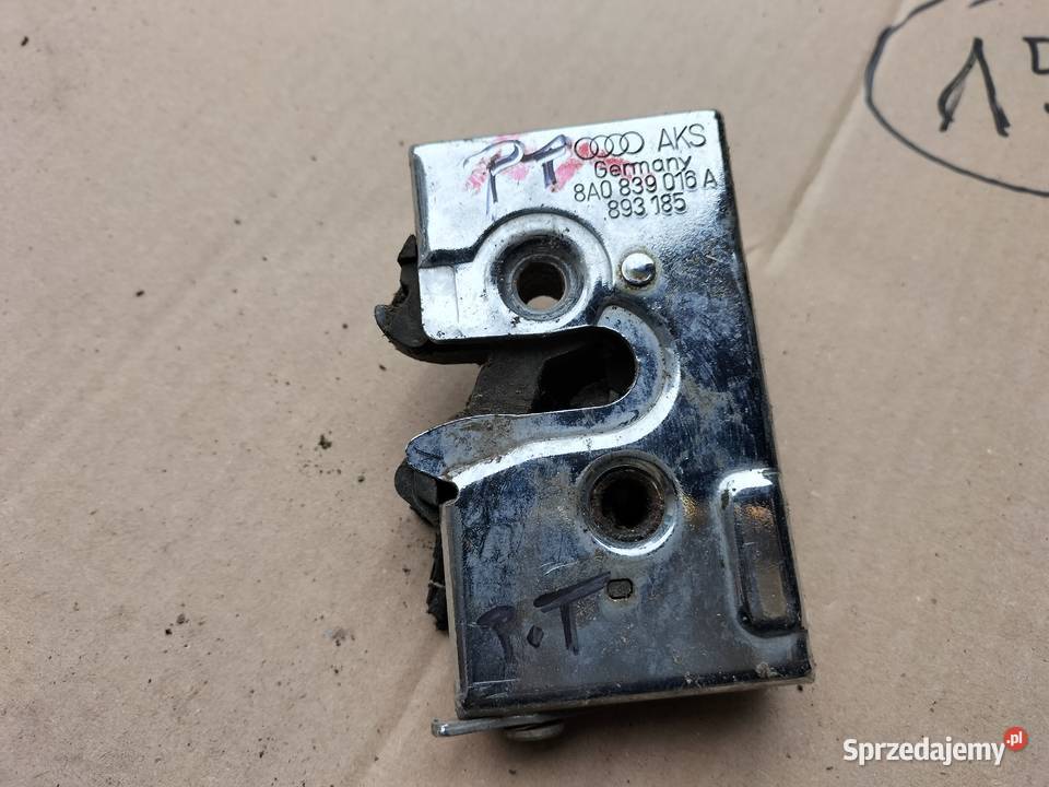Audi 80 B4 8A0839016A ZAMEK DRZWI PRAWY TYŁ Zamki, wkładki i kluczyki Kamień-Kolonia
