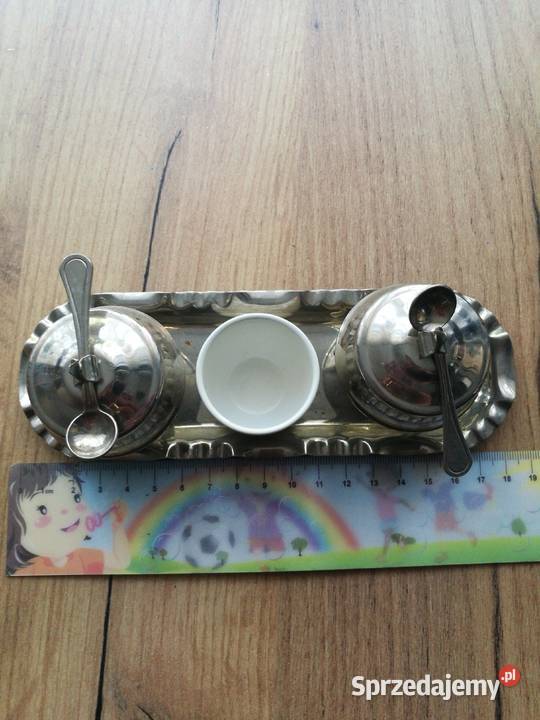 Zestaw do musztardy sosu mini prl Choszczno