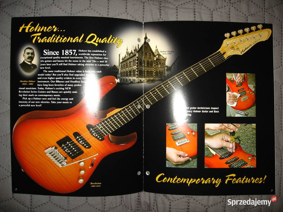 Hohner Electric Guitars Basses 2004 guitar Kępice