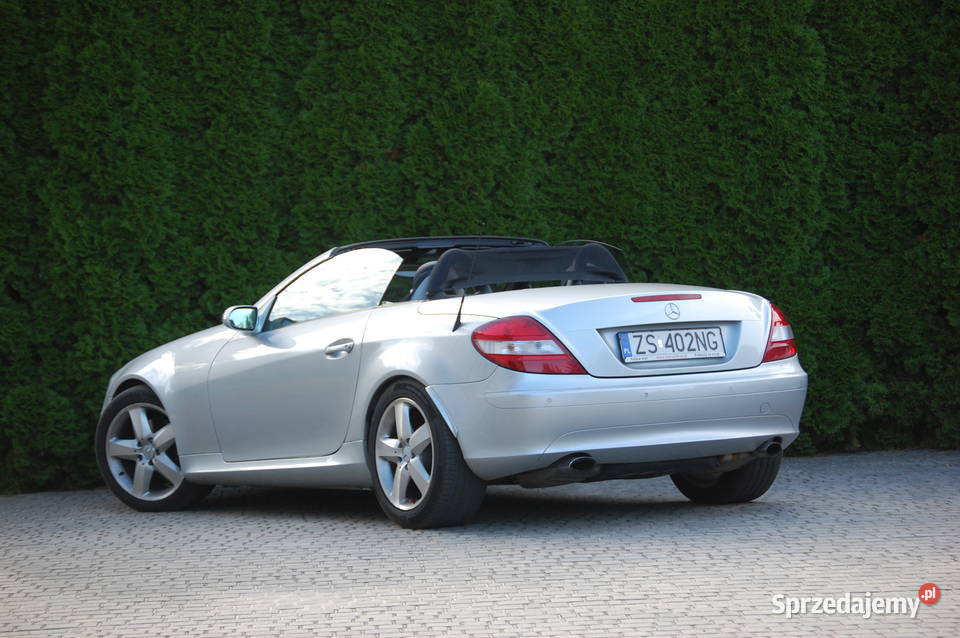 Mercedes SLK 18 Kabrio El Dach El Fotele Klima bluetooth Załom