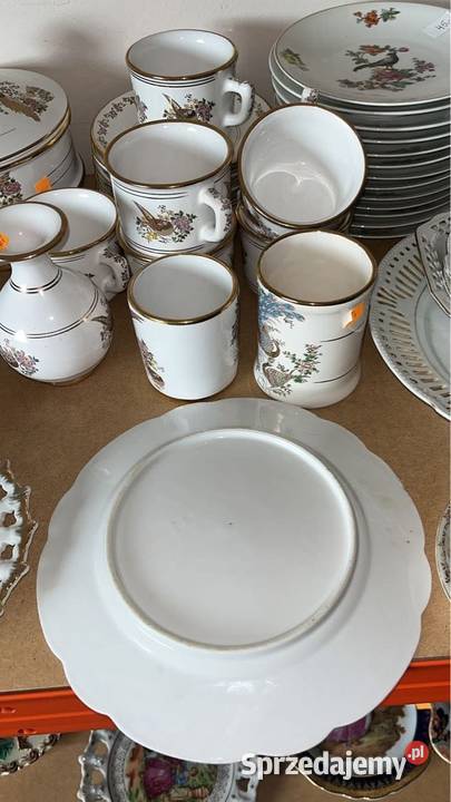 Patera z ręcznie malowaną scenką Nimfy Alegoria Gdańsk