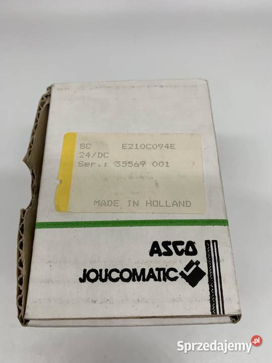 ASCO SC E210C094E PILOT Solenoid Valve 12 24DC Pozostałe