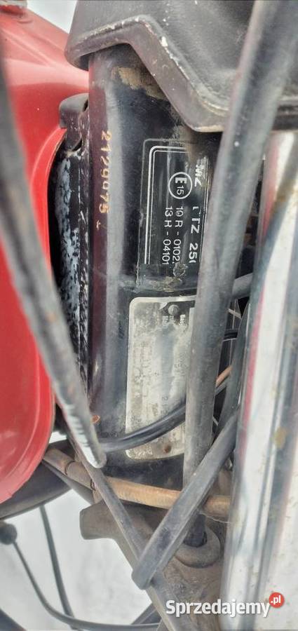 Mz etz 250 z 1985r sprowadzony na zabytek MZ świętokrzyskie Skarżysko-Kamienna