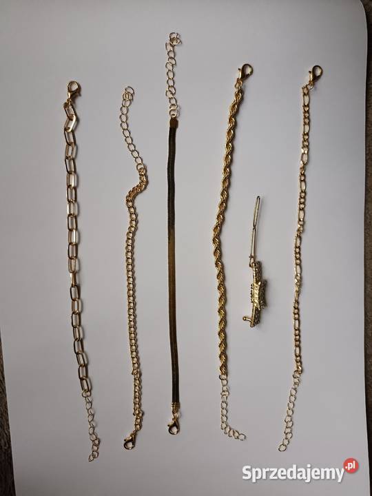 Łańcuszki Bransoletki Broszka Dodatki śląskie Tychy