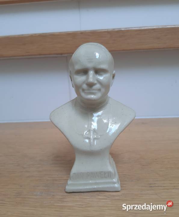 Porcelanowe popiersie Jana Pawła II Porcelana i szkło Kraków