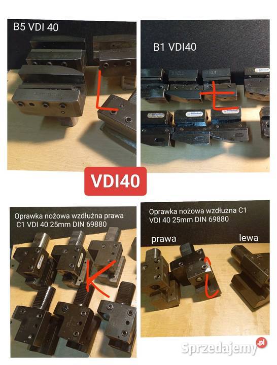 Uchwyt narzędziowy VDI 4O oprawka vdi40 Uchwyt Legnica
