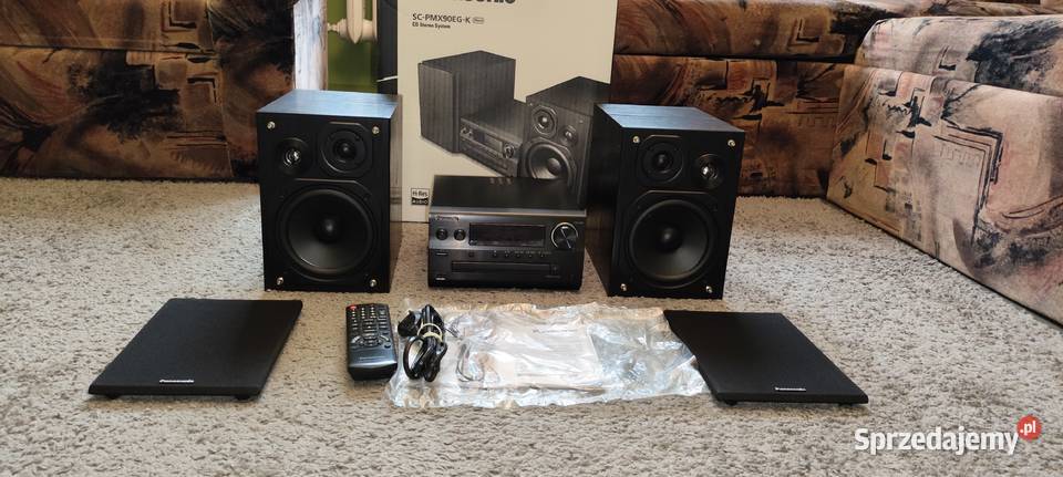Wieża Panasonic SC-PMX90 120W. Bluetooth, USB, CD, Wejście optyczne,AUX.